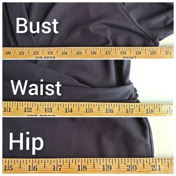 MM LaFleur Blue Stretch Jersey Casey Dress 1X Modern Bodycon Corporate Chic - Picture 10 of 12